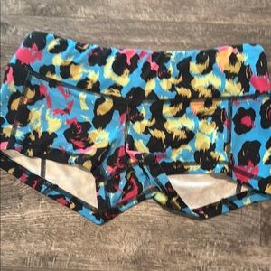 Colorful Patterned Athletic Shorts